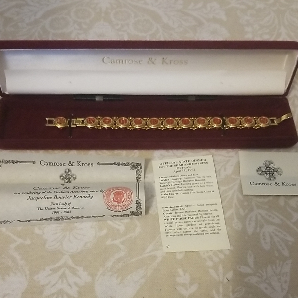 Enamel Bracelet Kennedy Valentine's Gift
